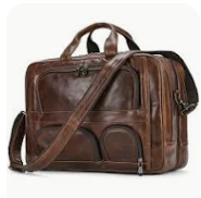 شنطة جلد طبيعي