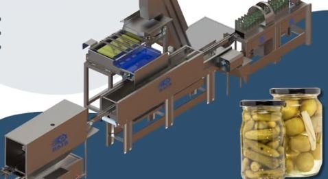 خط إنتاج متكامل لغسيل وتعقيم وتعبئة البطرمانات