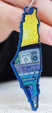ميدالية فلسطين أكريليك