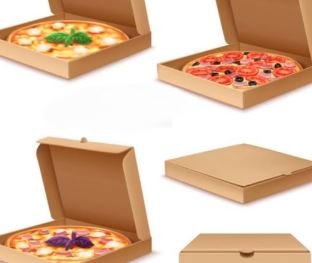 كرتونة بيتزا مصممة بعزل حراري ذكي